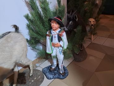 Szopka w kościele sióstr bernardynek w Wieluniu zachwyca odwiedzających