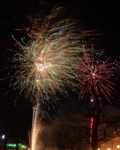 Tak witano Nowy Rok w Wieluniu! Zobaczcie przepiękne zdjęcia Tomka Matusiaka