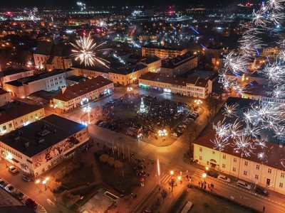 Tak witano Nowy Rok w Wieluniu! Zobaczcie przepiękne zdjęcia Tomka Matusiaka