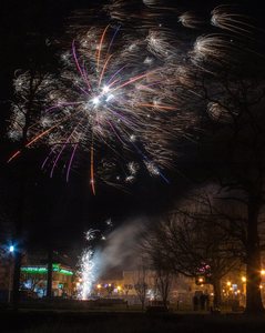 Tak witano Nowy Rok w Wieluniu! Zobaczcie przepiękne zdjęcia Tomka Matusiaka