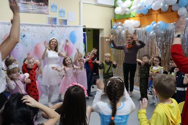 Bal u Bałwanka w Przedszkolu nr 2 w Wieluniu
