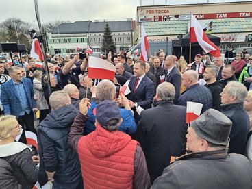 Wieluń: spotkanie z Karolem Nawrockim, kandydatem na Prezydenta RP