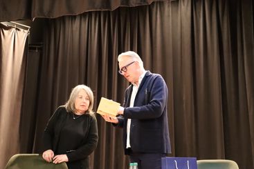 Szabłowski i Szczygieł – dwaj reportażyści spotkali się z czytelnikami w bibliotece w Sokolnikach