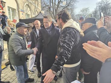 Rafał Trzaskowski – kandydat na prezydenta Polski odwiedził Wieluń