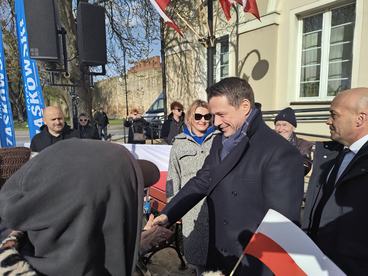 Rafał Trzaskowski – kandydat na prezydenta Polski odwiedził Wieluń