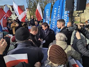 Rafał Trzaskowski – kandydat na prezydenta Polski odwiedził Wieluń