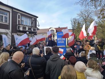 Rafał Trzaskowski – kandydat na prezydenta Polski odwiedził Wieluń