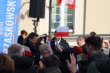 Rafał Trzaskowski – kandydat na prezydenta Polski odwiedził Wieluń