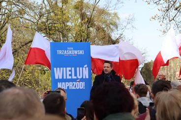 Rafał Trzaskowski – kandydat na prezydenta Polski odwiedził Wieluń