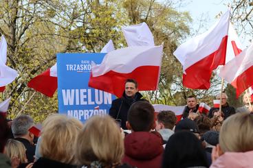 Rafał Trzaskowski – kandydat na prezydenta Polski odwiedził Wieluń