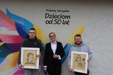 Ośrodek w Gromadzicach będzie miał piękny mural. Właśnie powstaje!