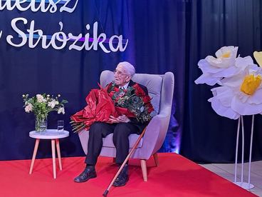 Jubileusz 100. urodzin Henryka Strózika. Uroczystość odbyła się w wieluńskim „Długoszu”