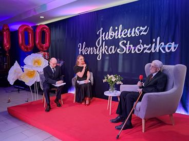 Jubileusz 100. urodzin Henryka Strózika. Uroczystość odbyła się w wieluńskim „Długoszu”