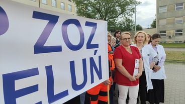 Wieluńscy medycy protestowali
