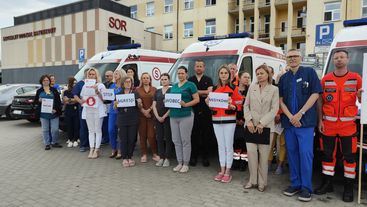 Wieluńscy medycy protestowali