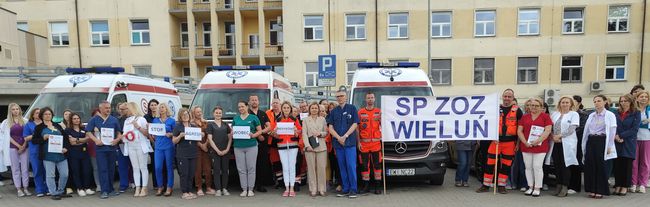 Wieluńscy medycy protestowali