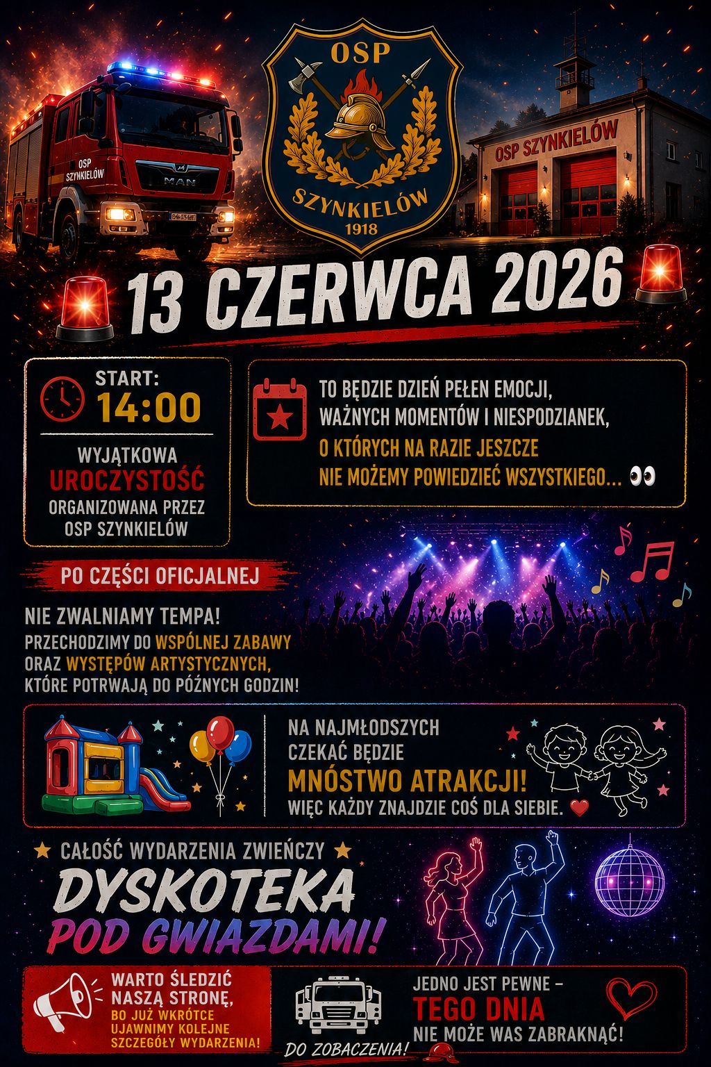 13 czerwca zapisze się w historii OSP Szynkielów. Co przygotowują strażacy ochotnicy?