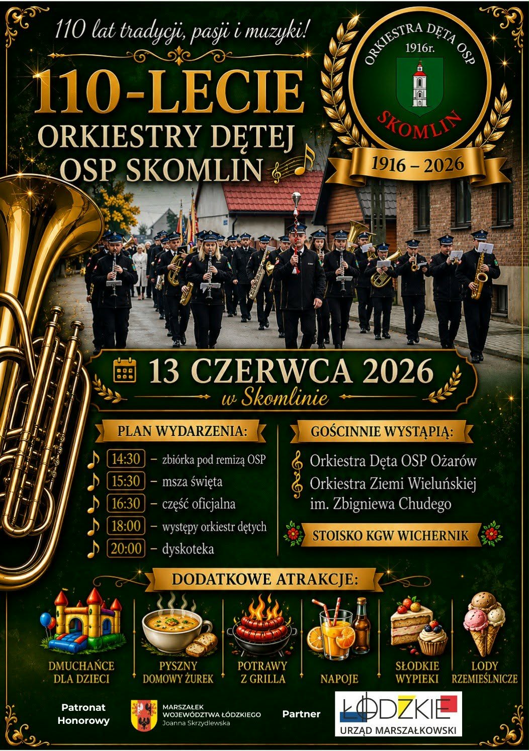 Orkiestra Dęta OSP Skomlin świętuje wielki jubileusz. To już jutro!