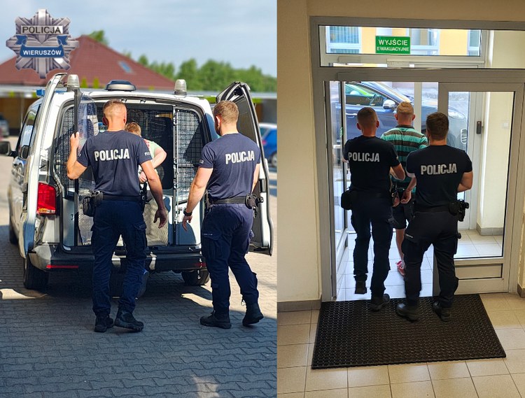Wieruszowscy policjanci zatrzymali trzech mężczyzn podczas akcji „Poszukiwany”