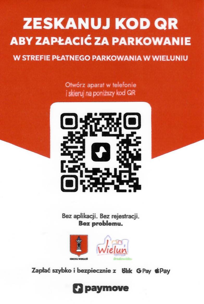 Nowa forma płatności za parkowanie w Strefie Płatnego Parkowania w Wieluniu