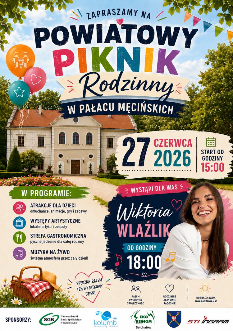 W sobotę w Działoszynie Powiatowy Piknik Rodzinny w Działoszynie organizowany przez pajęczańskie starostwo