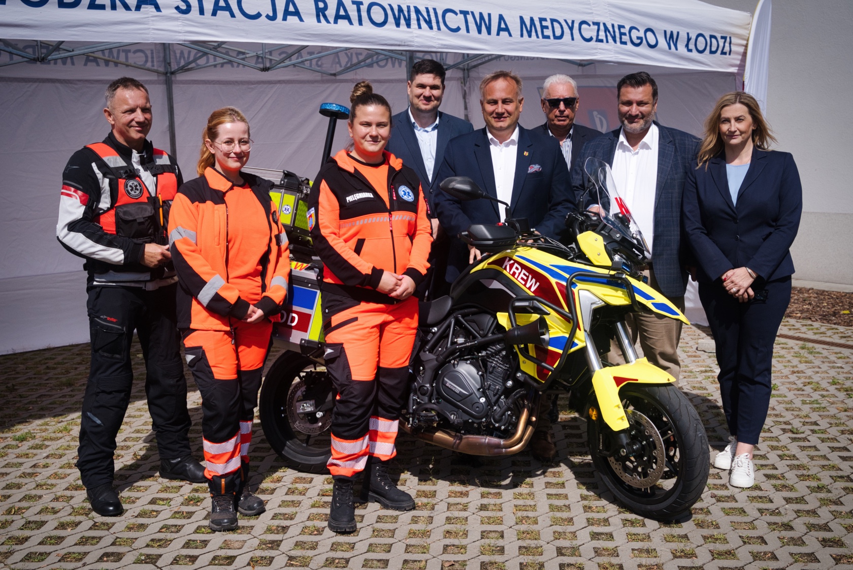 Motoambulans rusza na ratunek mieszkańców w Łódzkiem. Będzie przewoził krew