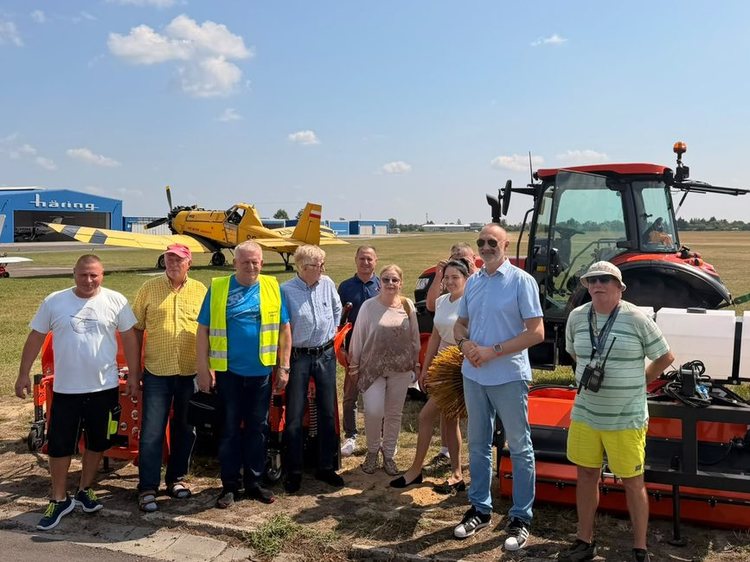 Nowy sprzęt dla lotniska w Piotrkowie. Aeroklub zwiększa bezpieczeństwo i gotowość do działań