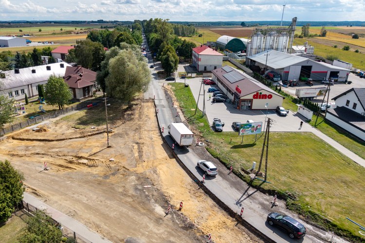Utrudnienia na DW 486. Odcinek Działoszyn – Szczyty zostanie zamknięty