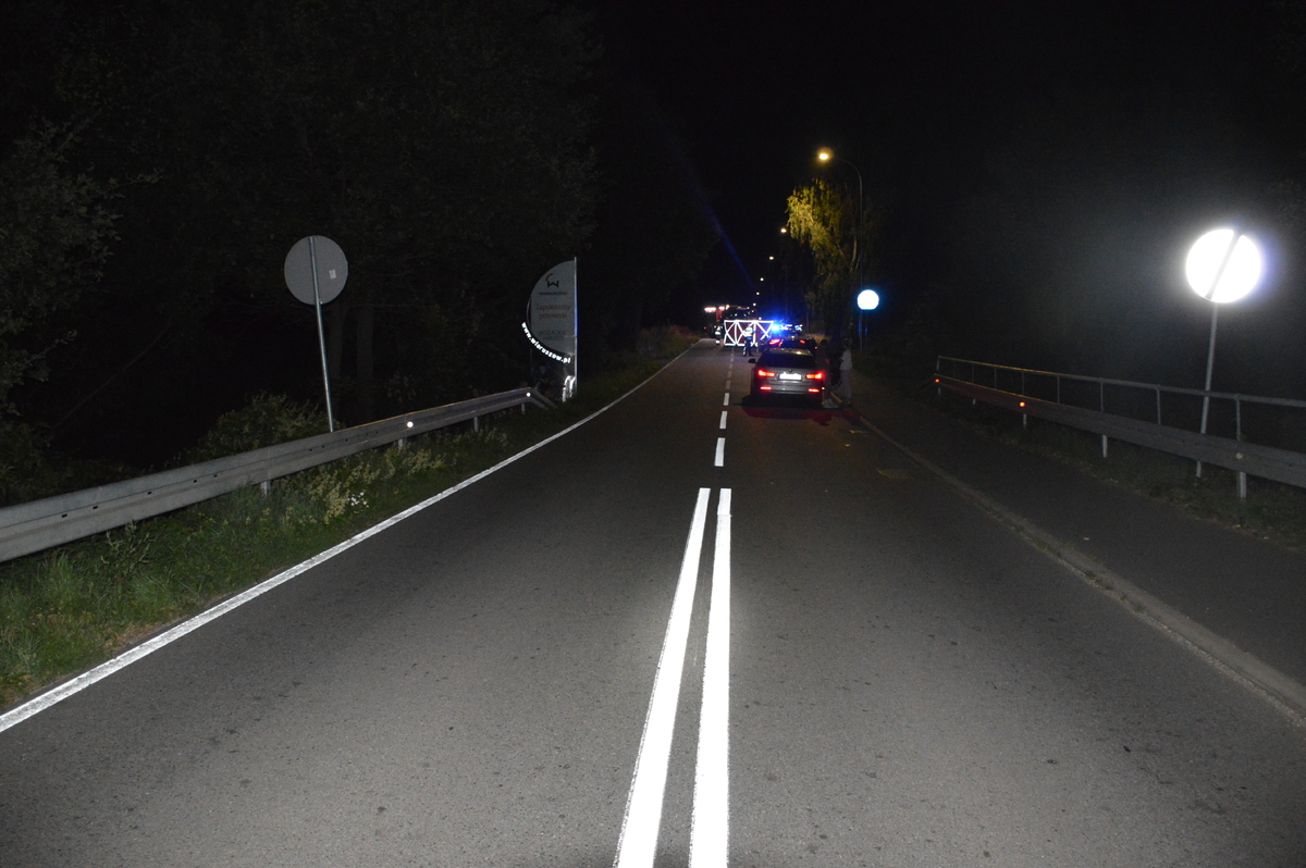 Wypadek w Cieszęcinie w gminie Wieruszów. Zginął pieszy