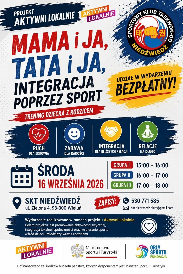 Niedźwiedzie zapraszają rodziców i przedszkolaków na wspólne zajęcia