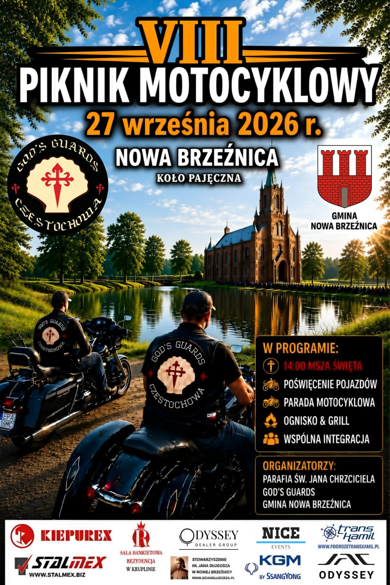 VIII Piknik Motocyklowy w Nowej Brzeźnicy w tę niedzielę