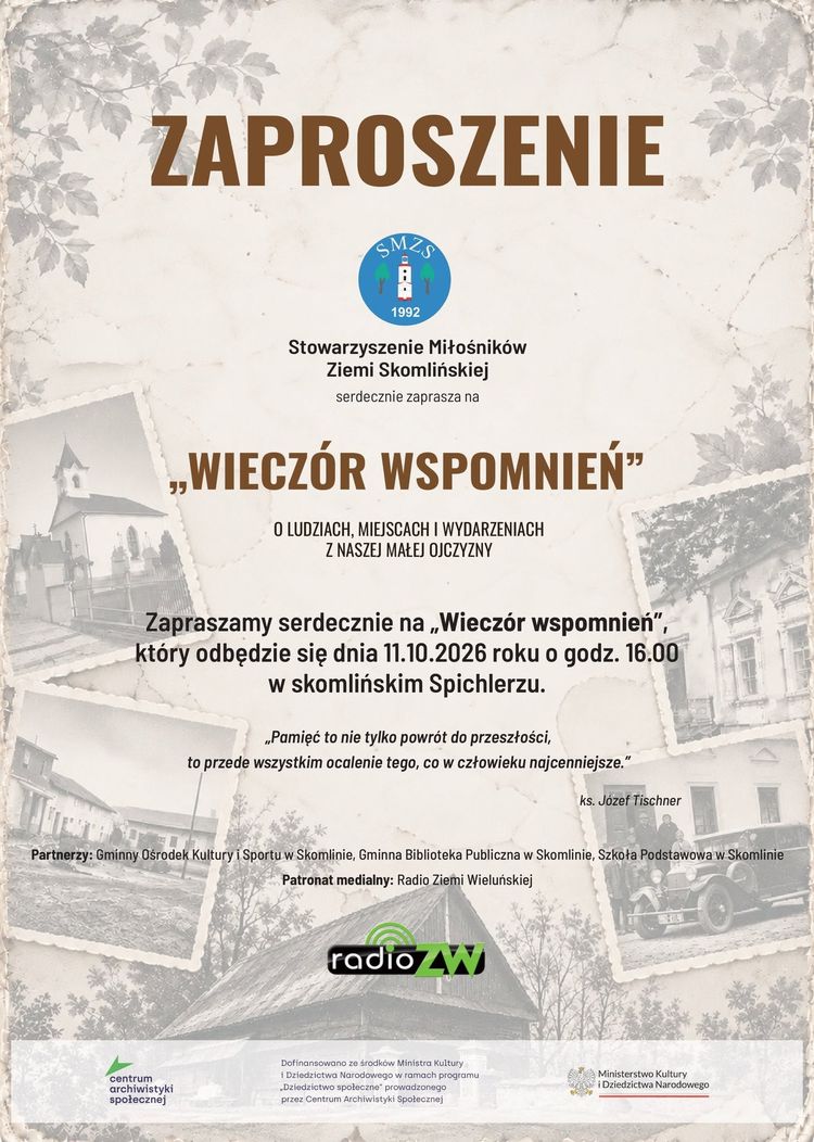 W niedzielę w skomlińskim spichlerzu „Wieczór wspomnień”